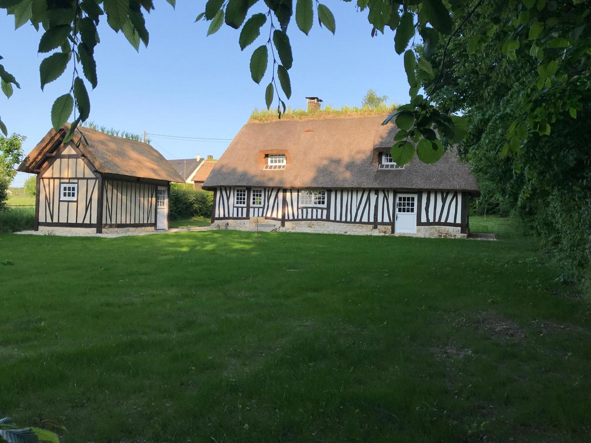 La Gloriette gîte situé Dans La propriété Dun magnifique manoir Vatteville Exterior foto